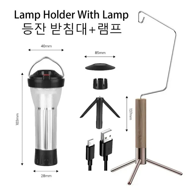 CampLite™ Foldable Camping Lantern Stand